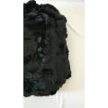 Dyed Rabbit Skin Black Rabbit Skin Hide fur Pelt Craft